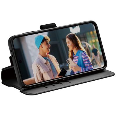 Футрола портофол Samsung PanzerGlass CARE, Galaxy A35 5G, со потпирач, црна