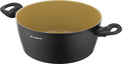 Tigan alumini Florina AmVegan, 24 cm, 3.6L, gri