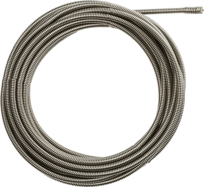 Spirale pastrimi tubash Milwaukee 48532675, 10mm, 10.5m, metalike argjendi