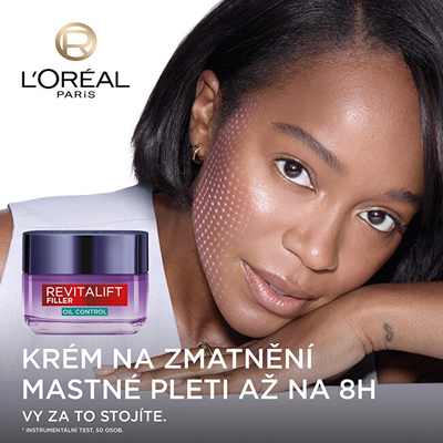 Krem për lëkurë me yndyrë L'Oréal Paris Revitalift Filler Oil Control, 50 ml