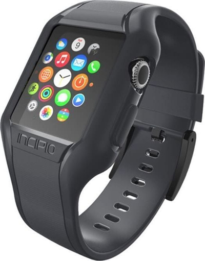 Ремче за рака Incipio NGP Strap за Apple Watch, 38mm, флексибилно, боја smoky