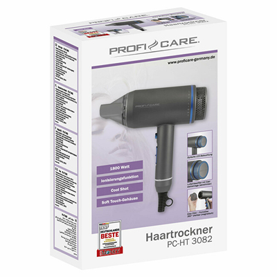 Tharëse për flokë ProfiCare HT 3082, e hirtë