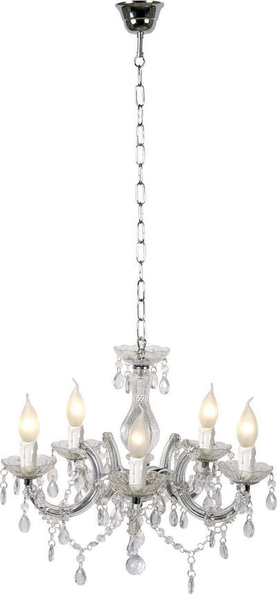 Llambadar Lucide Elegant Arabesque, 6xE14, plastikë e tejdukshme, transparencë