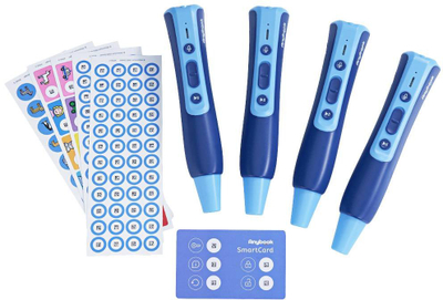 Едукативен сет Anybook Audio Pen Pro Class Set, аудио интерактивно пенкало, за употреба во училница