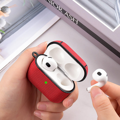 Mbulesë mbrojtëse Beline për AirPods 3, TPU, me karabinë, jeshile