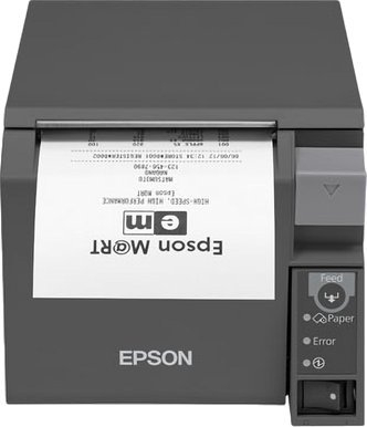 Printer termik POS Epson TM-T70II, 180 x 180 DPI, USB Ethernet Wi‑Fi, gri