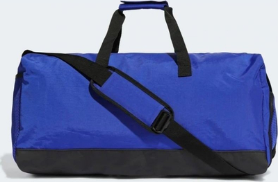 Çantë sporti Adidas 4Athlts Medium Duffel, 39L, najlon poliestër, blu me të zezë
