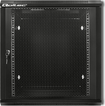 Kabinet RACK Qoltec 19", 12U, 600 x 600 x 635 mm, ngjyrë e zezë