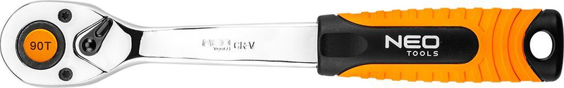 Çelës ratchet Neo 3/8", 90 dhëmbë, çelik CrV