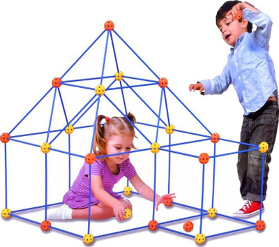 Set ndërtimi Beinzo Magic Forts, 81 pjesë, për kalama 3+, shumëngjyrësh