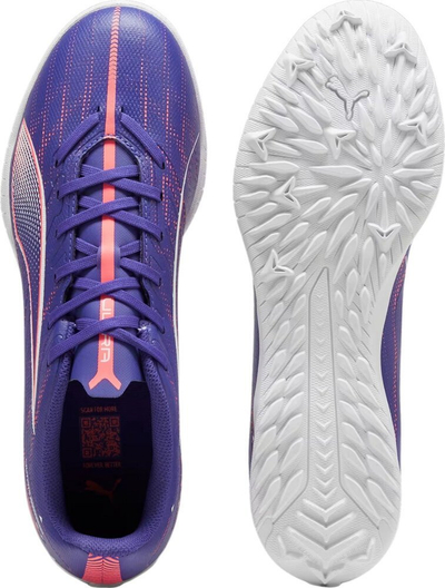Patika futbolli Puma ULTRA 5 Play TT M, për fusha me tapet sintetik, për burra, vjollcë