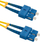 Kabllo fibër optike Qoltec Duplex, SC UPC në SC UPC, 9/125µm, 3m