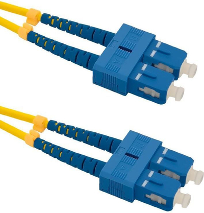 Kabllo fibër optike Qoltec Duplex, SC UPC në SC UPC, 9/125µm, 3m