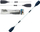 Vesla alumini Bestway 62064, 145 cm, e zezë