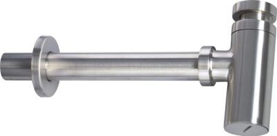 Sifon lavamani Deante Siphon Round, çelik inox, 1 1/4", inox i furçuar