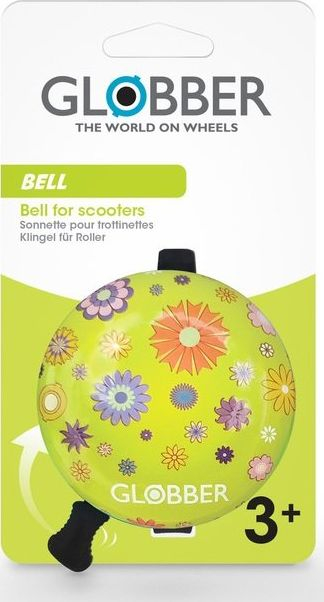 Zile trotineti Globber Bell 533-106, për kalamaj, me lule, jeshile