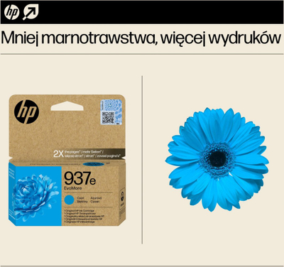 Ngjyrë printeri HP 937e EvoMore, e kaltër