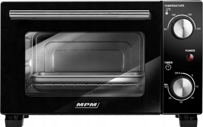 Furrë elektrike mini MPM MPE-13, 10L, 800W, e zezë