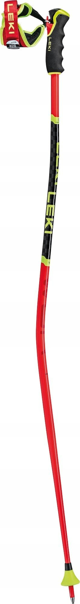 Shkopinj skish Leki WCR TBS GS 3D 130, alumini HTS, dorezë Trigger S 3D