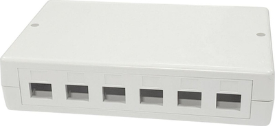 Kuti montimi Lanview LVN127774, 6 deri 12 module, e bardhë
