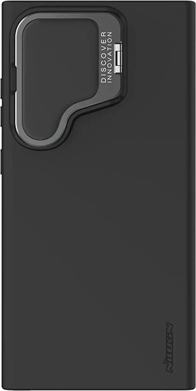 Куќиште за телефон NILLKIN CamShield Silky Prop за Samsung Galaxy S24 Ultra, силикон, заштита за камера, црно