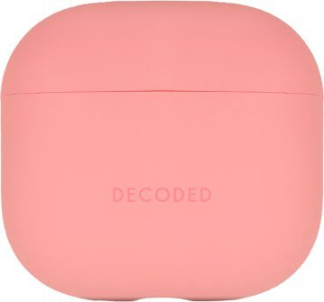 Këllëf silikoni Decoded Aircase për AirPods 4, 1 mm, shkon me karikim wireless, rozë
