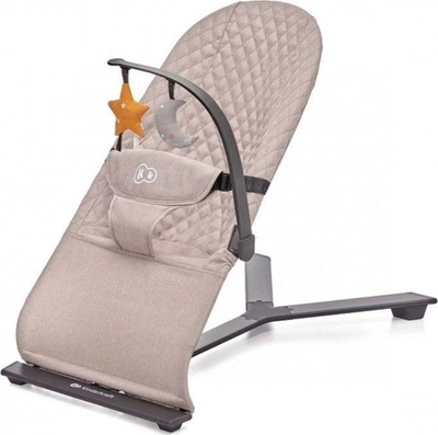 Lezhan për bebet KinderKraft Gravity Mimi, deri 9 kg, i palosshëm, bezhë