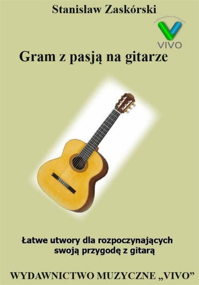 Книга за музика за гитара Easy Pieces, за почетници, на англиски јазик