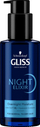 Eliksir nate për flokë të thatë Schwarzkopf Gliss Night Elixir, pa shpëlarje, 100 ml