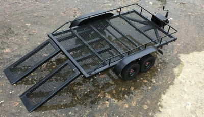 Rimorkjo RC Amewi Trailer 1:10 Crawler 22197, zinxhirë, LED, e zezë