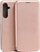 Këllëf libër Beline Samsung Galaxy A55, magnetik, pink gold