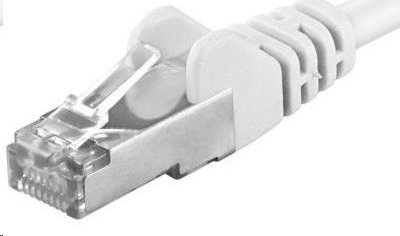Kabllo rrjeti Premiumcord CAT6a S FTP, RJ45 – RJ45, 1m, e bardhë