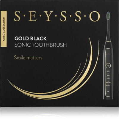 Brushë sonike Seysso SE03B, e zezë / artë