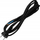 Kabllo për pajisje elektrike Connection S-8, 3m, 2x1 mm², me mantel gome, e zezë