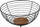 Shportë frutash 5five Simply Smart, 28cm, çelik, e zezë