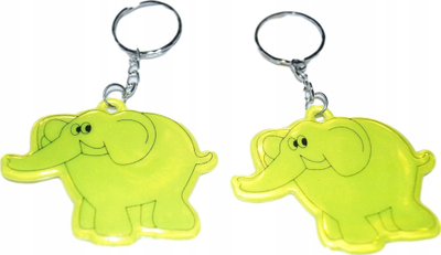 Varëse çelësash reflektuese Adar Elephant, set 12 copë, 10.5 cm