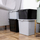 Kuti ruajtjeje Vilde Storage Container, 30L, plastikë, e zezë