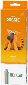 Set plasteline Hey Clay Dog, 3 ngjyra, me aplikacion interaktiv, shumëngjyrësh