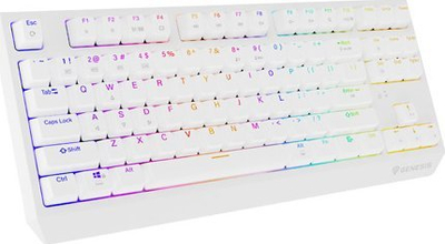 Tastierë mekanike pa kabëll Genesis Thor 230 TKL, RGB, Hot Swap, e bardhë