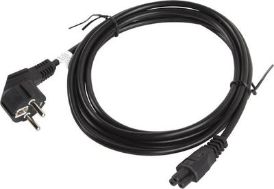 Kabllo rryme Lanberg IEC 7/7 në IEC 320 C5, 3m, e zezë