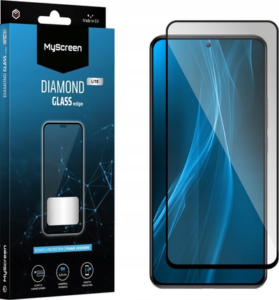 Xham mbrojtës MyScreen Diamond Glass Lite Edge, Full Glue, për HMD Atlas, i zi