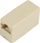 Adapter rrjeti MicroConnect MPK100, RJ45 F/F, 8C/8P, bezhë