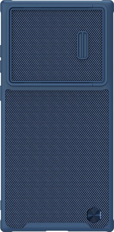 Maskë telefoni Nillkin Armored për Samsung Galaxy S22 Ultra, me mbrojtje kamere, blu
