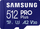 Kartë memorie microSD Samsung PRO Plus, 512GB, Class 10 U3 A2, me adaptues