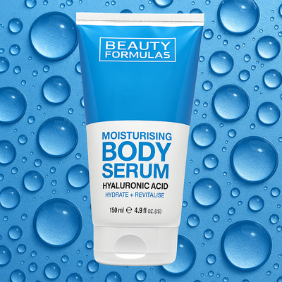Serum hidratues për trup me Acid Hialuronik Beauty Formulas, 150 ml