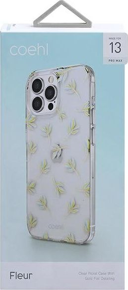 Kllëf telefoni Uniq Coehl Fleur për iPhone 13 Pro Max, 6.7", mbron mirë, blu
