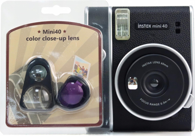 Aksesor lente CAIUL Mini40, pasqyrë selfie, filtër vjollcë, i zi
