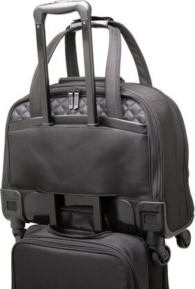 Çantë biznesi Kensington Contour 2.0 Executive Balance K60380WW, 15.6", me rrota spinner, e zezë