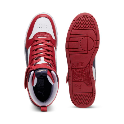 Машки патики Puma RBD Game M 385839 23, гумен ѓон, со врвки, црвено сино бело