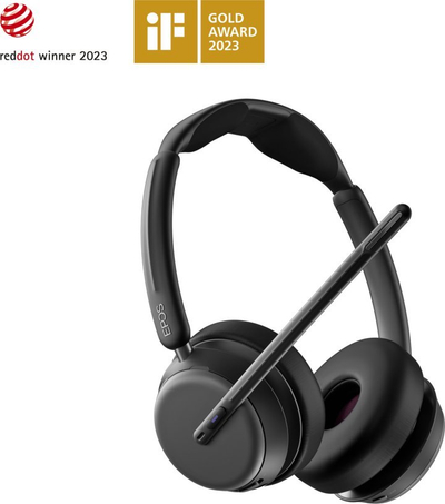 Kufje pa tela EPOS Impact 1061T, Bluetooth, për zyra, e zezë